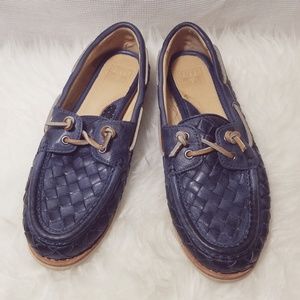 Frye Quincy Soft Weave Boat Shoes Sz 6 Womens